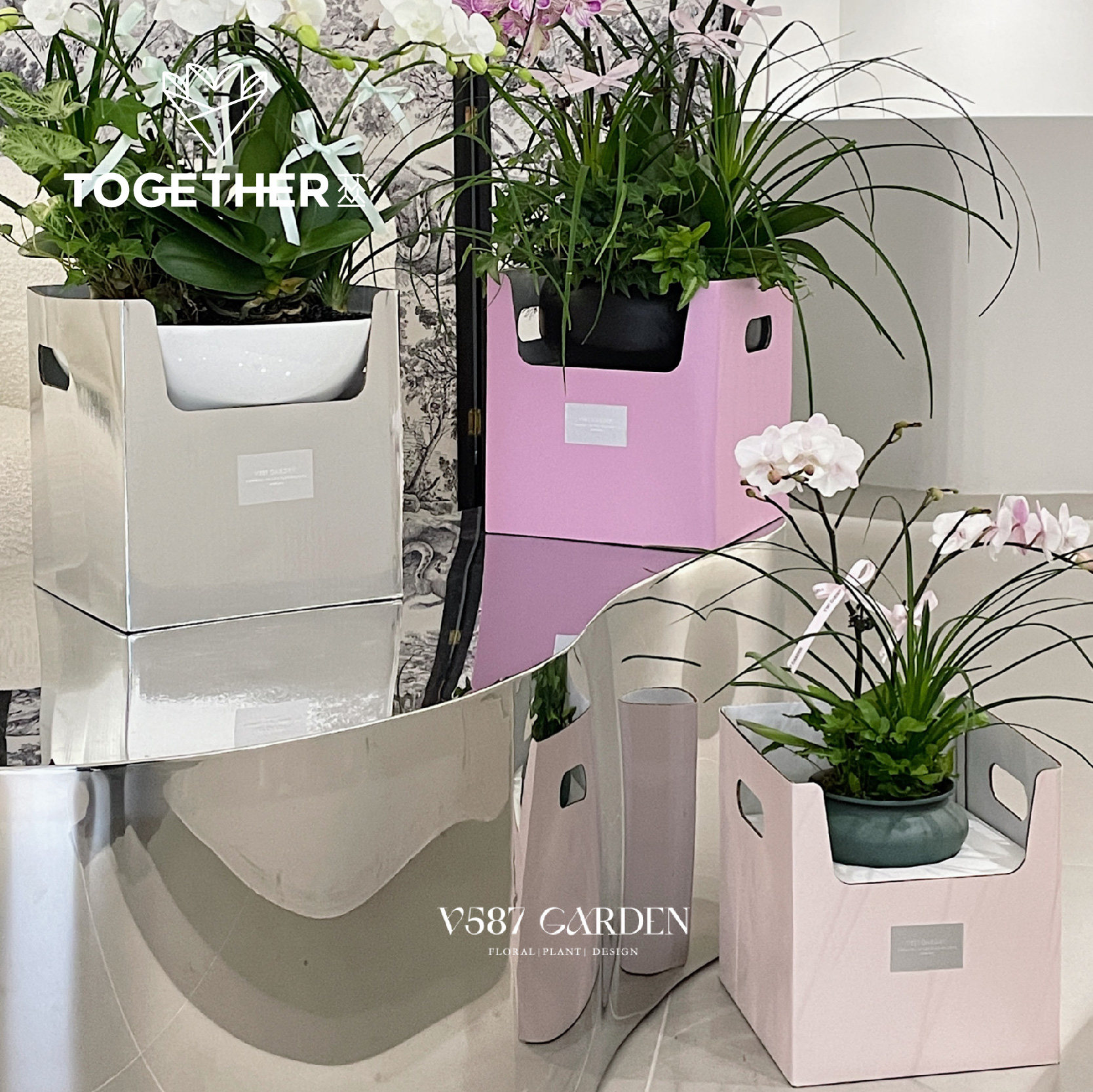 苁丛 原创 双侧手提花盒 配盆栽瓶插花 鲜花包装花艺,鲜花速递/花卉仿真/绿植园艺,花艺包装盒,淘宝优惠券,粉丝福利购,淘宝优惠卷