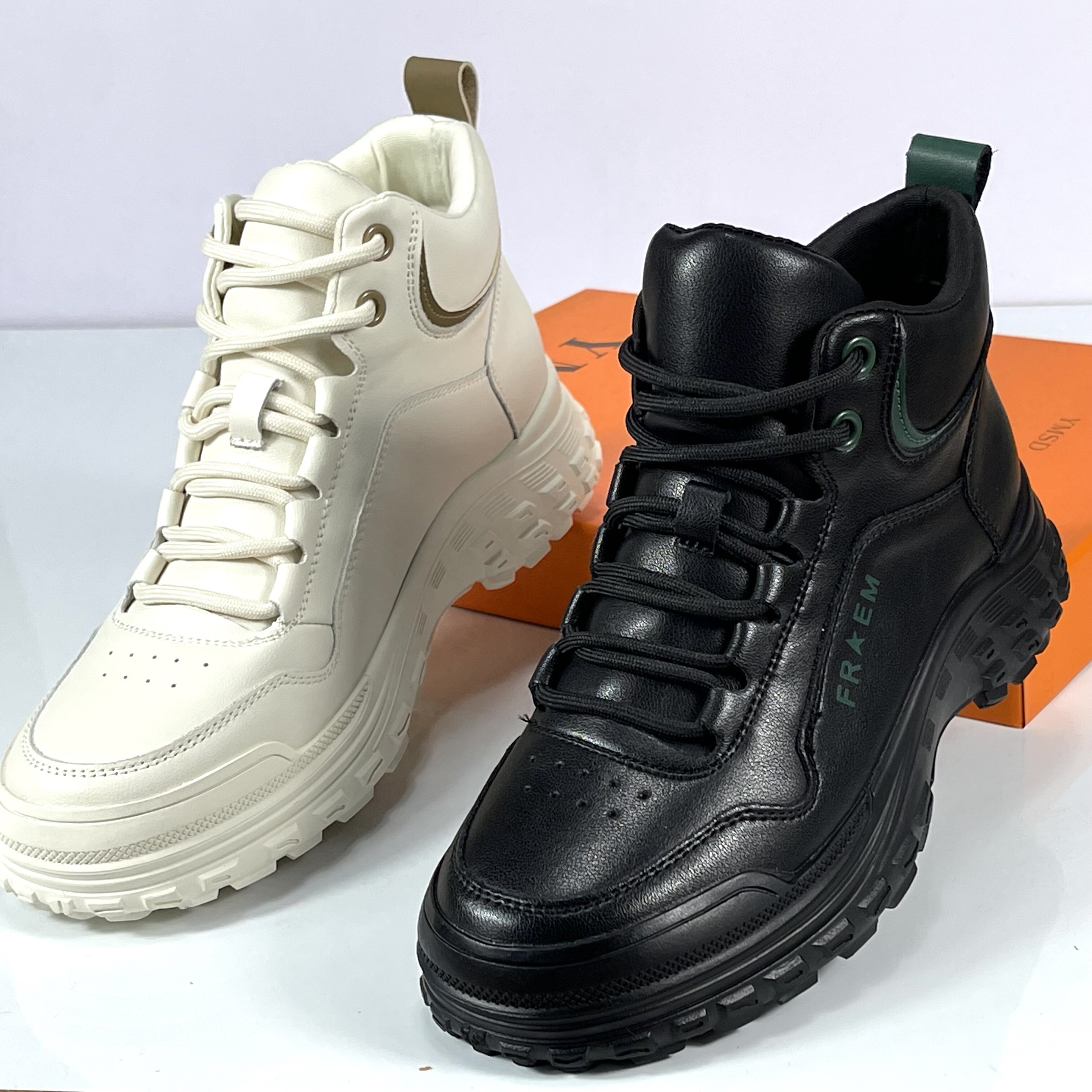 头层牛皮高帮休闲鞋女2025秋季休闲鞋运动小白鞋子真皮厚底马丁靴,女鞋,时尚休闲鞋,淘宝优惠券,粉丝福利购,淘宝优惠卷