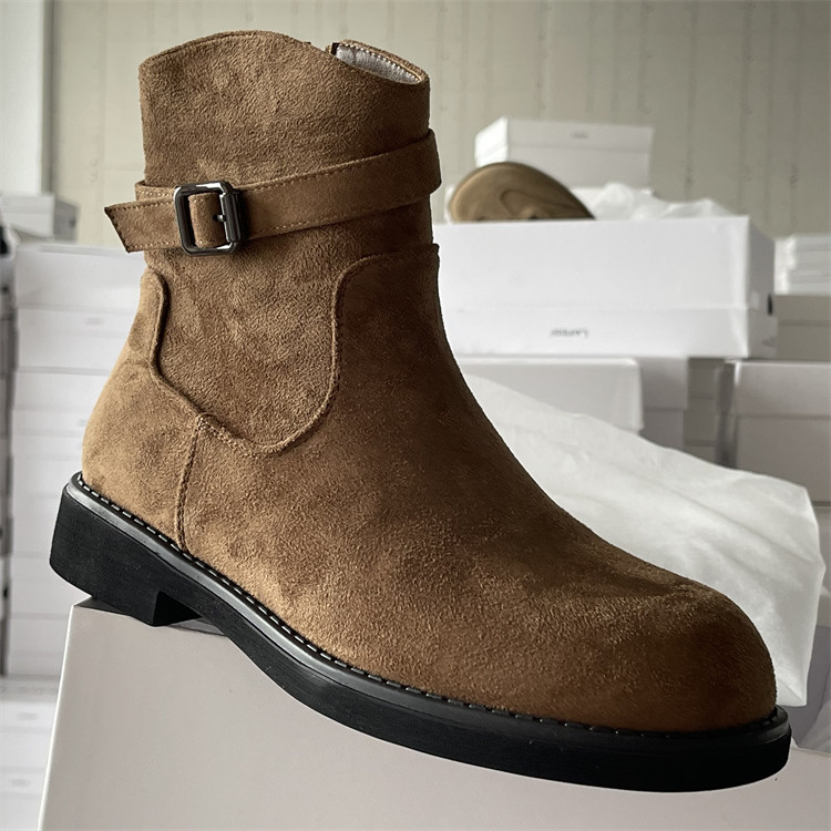 真皮切尔西靴复古短靴女2025秋冬加绒保暖时装靴粗跟英伦风马丁靴,女鞋,时装靴,淘宝优惠券,粉丝福利购,淘宝优惠卷