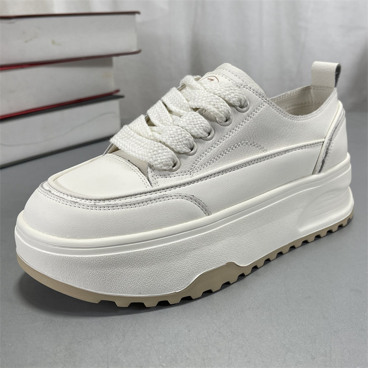 品牌清仓真皮厚底小白鞋女2025新款轻便软底休闲运动鞋板鞋松糕鞋,女鞋,时尚休闲鞋,淘宝优惠券,粉丝福利购,淘宝优惠卷