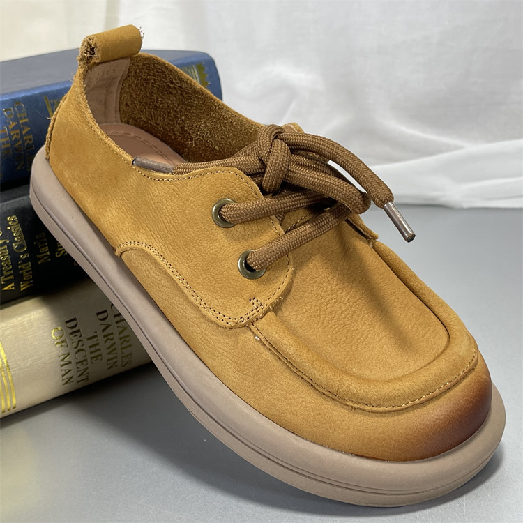 品牌撤柜头层牛皮厚底系带休闲皮鞋英伦乐福复古百搭舒适小皮鞋女,女鞋,乐福鞋（豆豆鞋）,淘宝优惠券,粉丝福利购,淘宝优惠卷