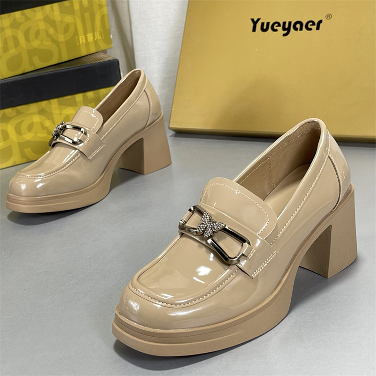 月芽儿正品牛漆皮玛丽珍鞋女小皮鞋2026新款厚底粗跟英伦风乐福鞋,女鞋,浅口单鞋,淘宝优惠券,粉丝福利购,淘宝优惠卷