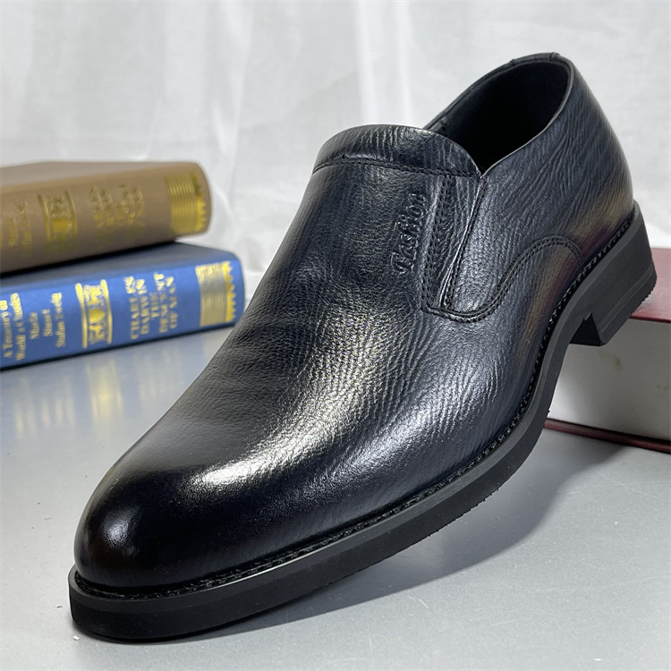 品牌正品男鞋2025春秋商务鞋软底透气系带圆头正装皮鞋男真皮套脚,流行男鞋,正装皮鞋,淘宝优惠券,粉丝福利购,淘宝优惠卷