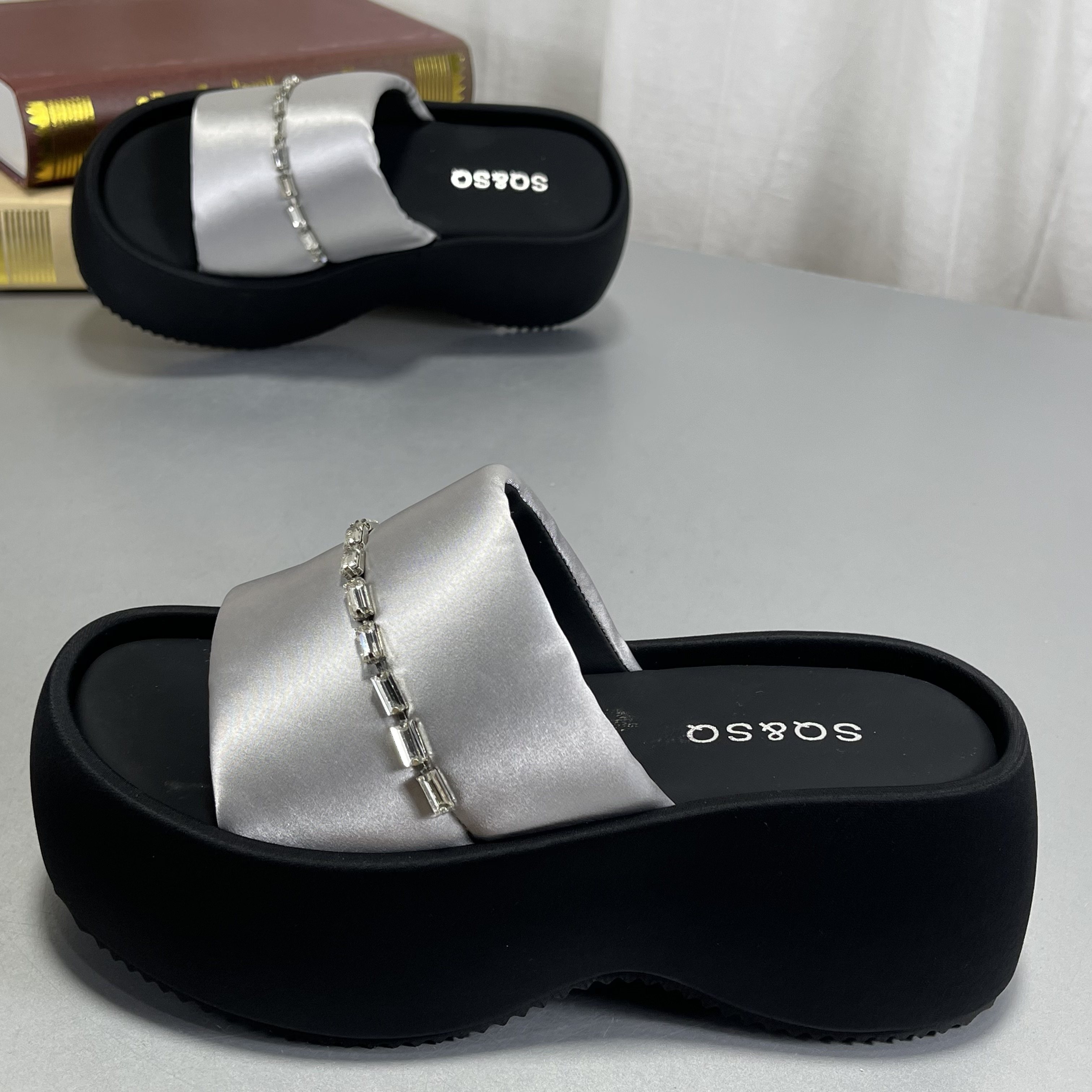 厚底增高一字拖鞋女2026新款夏季外穿百搭配裙子松糕鞋沙滩凉拖鞋,女鞋,其他拖鞋,淘宝优惠券,粉丝福利购,淘宝优惠卷