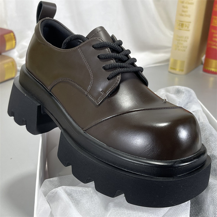 软牛皮英伦风复古乐福鞋女2025新款春季厚底增高小个子系带小皮鞋,女鞋,乐福鞋（豆豆鞋）,淘宝优惠券,粉丝福利购,淘宝优惠卷