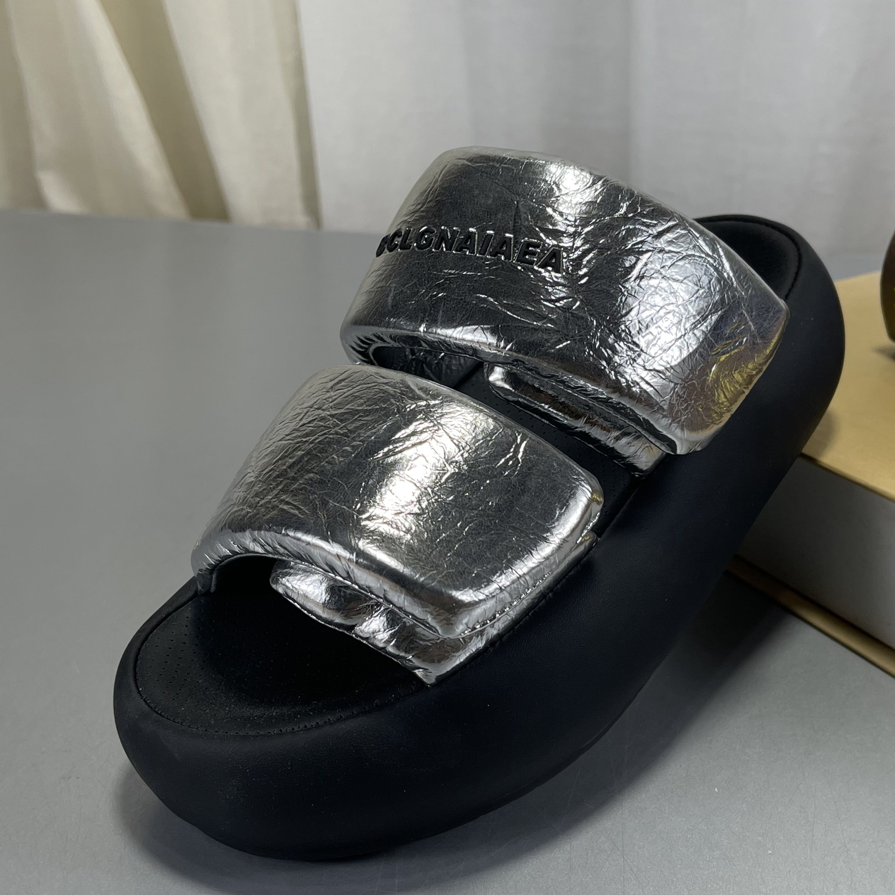 月芽儿厚底拖鞋女真皮百搭魔术贴休闲露趾外穿海边沙滩鞋真皮凉鞋,女鞋,其他拖鞋,淘宝优惠券,粉丝福利购,淘宝优惠卷