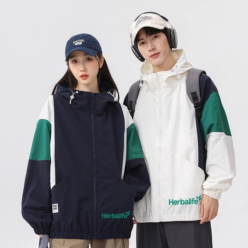 Herbalife康宝莱外套风云大会衣服户外防水防风情侣款外套支持定