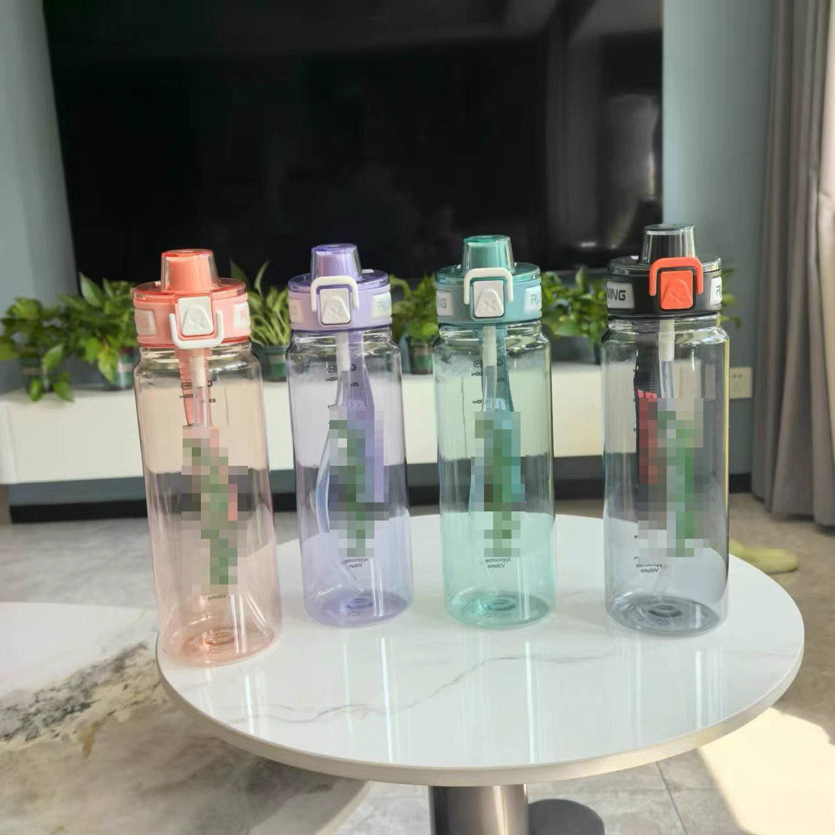 Herbalife康宝莱水瓶hrebalife吸管便携吸管杯塑料学生水杯运动健