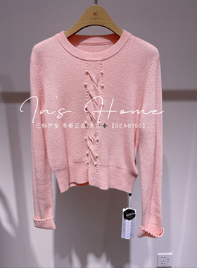 拍下改价 卡芙芮正品国内代购2024冬长袖针织套衫4D203012 -759