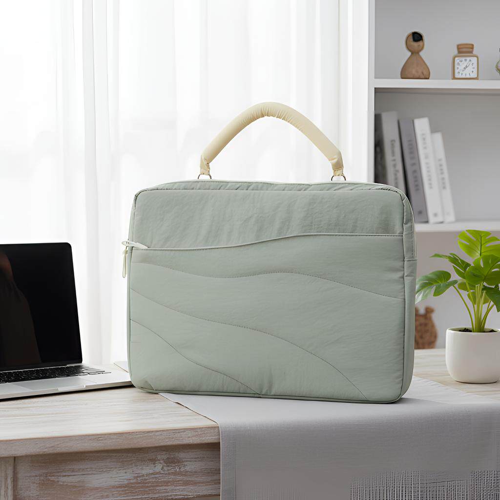 时尚电脑包简约防摔笔记本包通勤轻便多功能多巴胺旅行手提包便携