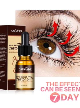 7 Day Castor Oil Eyelash Growth Serum Enhancer Curl Natural