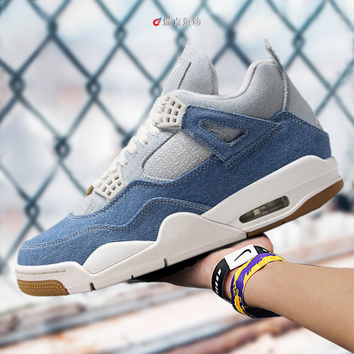 Air Jordan 4 AJ4奥利奥黑灰恐惧复古篮球鞋 IB6716-100