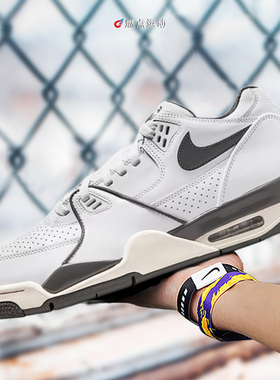 NIKE AIR FLIGHT '89 LOW 耐克低帮黑白缓震篮球鞋 HJ4484-101