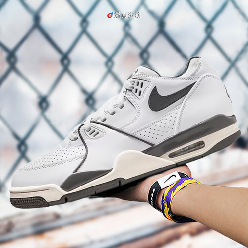 NIKE AIR FLIGHT '89 LOW 耐克低帮黑白缓震篮球鞋 HJ4484-101