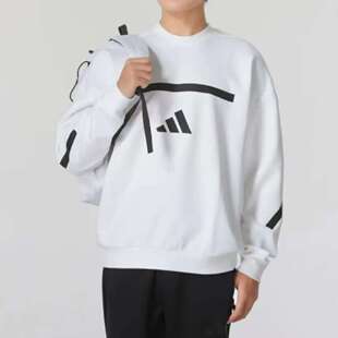 ADIDAS阿迪达斯男子卫衣ZNE高端圆领套头衫运动宽松上衣 JF2451