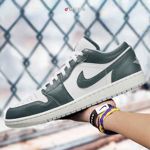 JORDAN Air Jordan 1 Low男子运动休闲鞋FQ7687-300