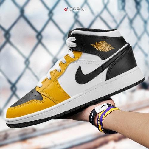 AIR JORDAN 1 MID (GS)男子运动休闲鞋DQ8423-701
