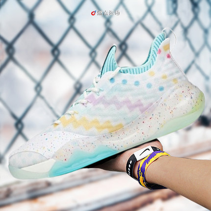 安踏 KT6 春夏汤普森复活节低帮篮球鞋男112121102-7