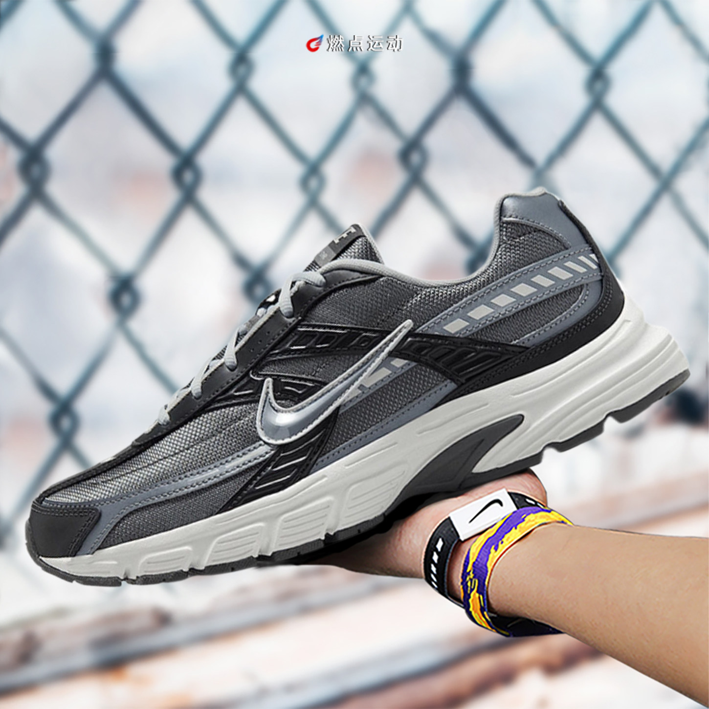 NIKE INITIATOR 耐克男子运动鞋复古跑鞋风透气缓震 IB3083-001