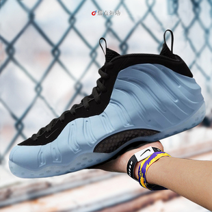 HJ6014 AIR 耐克冰蓝喷男子复古篮球鞋 ONE 400 FOAMPOSITE