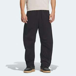 ADIDAS 阿迪达斯男子侧开拉链可调节梭织防风运动长裤 JZ4198