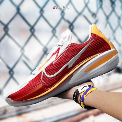 NIKE AIR ZOOM G.T. CUT EP 白红耐克男女实战蓝球鞋 CZ0176-100