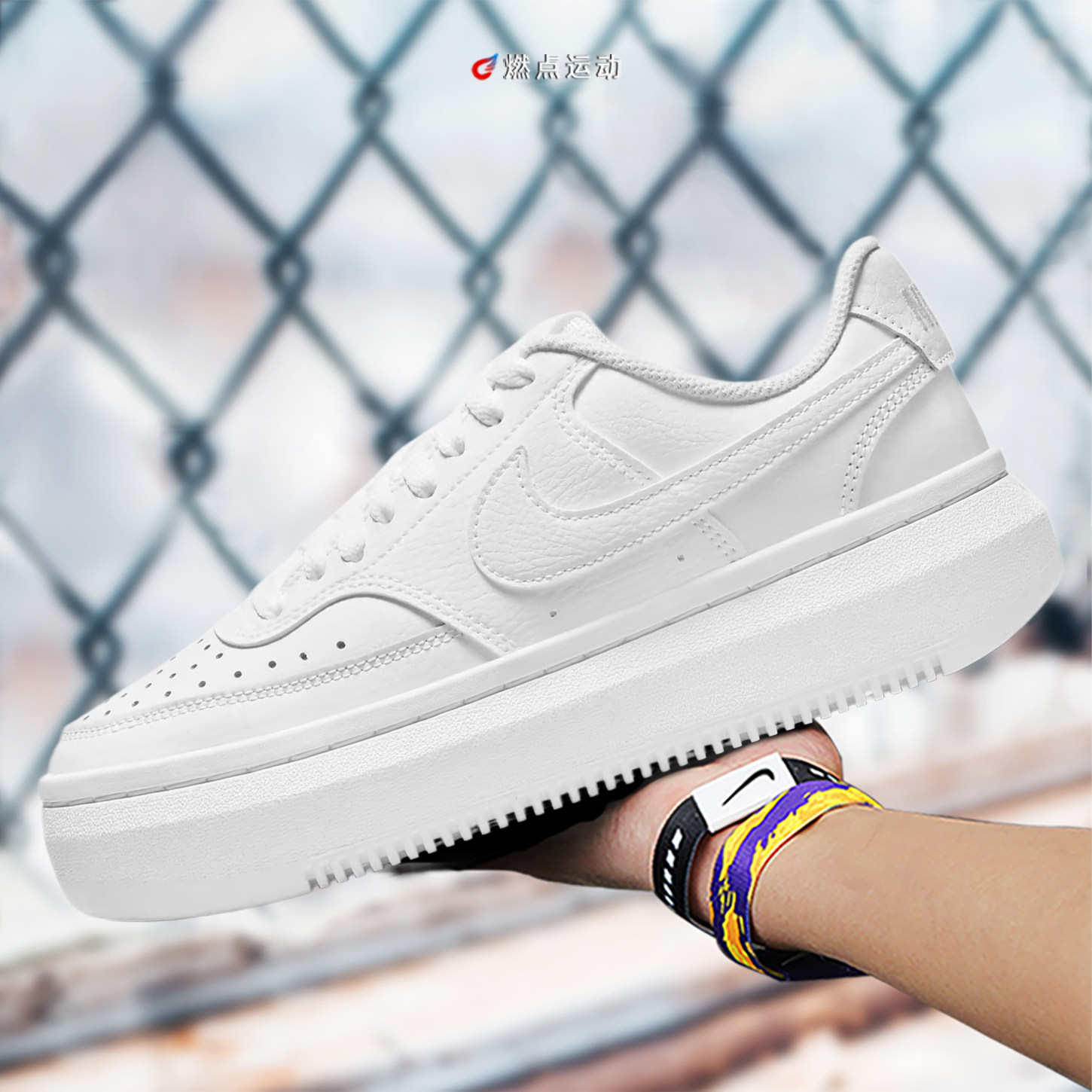 Nike/耐克 Court Borough大童板鞋DM0113-100