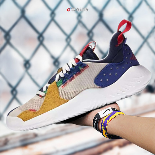 JORDAN DELTA BG 彩色拼接 男女低帮休闲鞋 DB5922-161