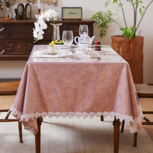 透明桌布高级感TPU软玻璃超薄柔软MissPeony防水防油法式 蕾丝桌垫