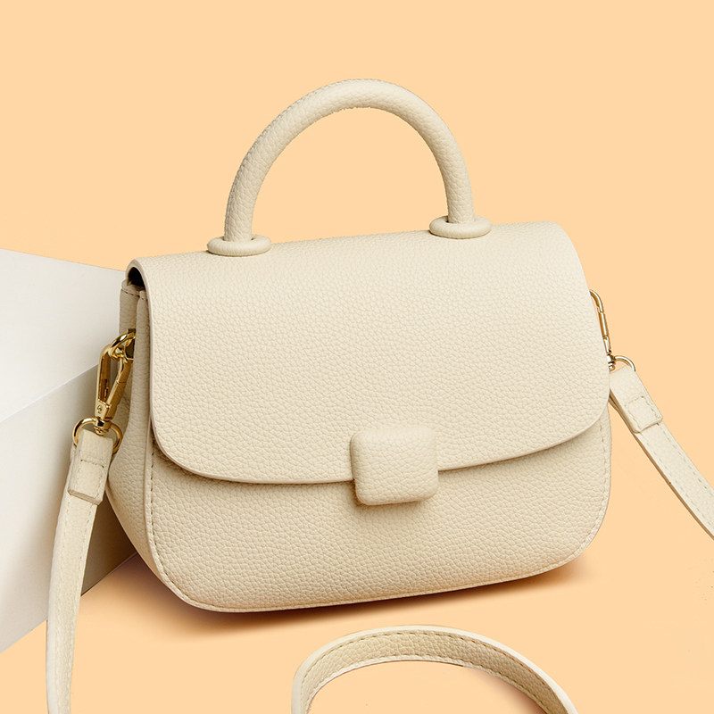 品牌正品真皮手提包女2026新款头层牛皮中年妈妈包百搭单肩斜挎包