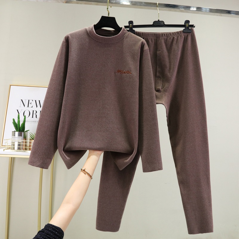 双面德绒无痕长袖打底衫