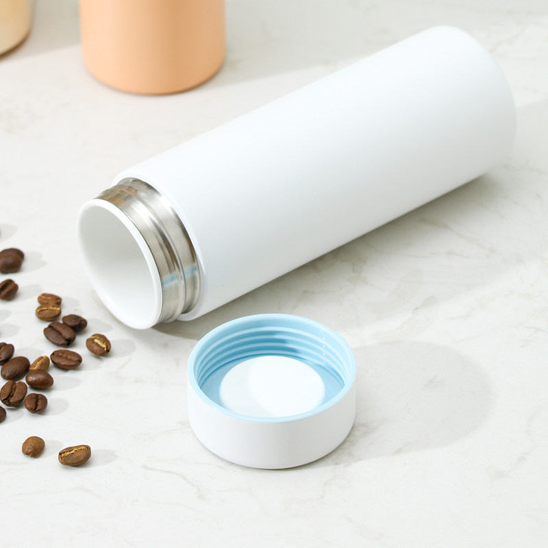 耀旌保温杯骨瓷便携不锈钢外壳陶瓷内胆水杯男女通用小容量茶杯子