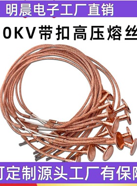 普通带扣10KV高压熔丝1A3A5A7.5A10A15A20A25A30A35A40A50A60A75A