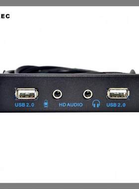 厂家USB2.0音频软驱位前置面板3.5寸9PIN转U2HD-AUDIO机箱