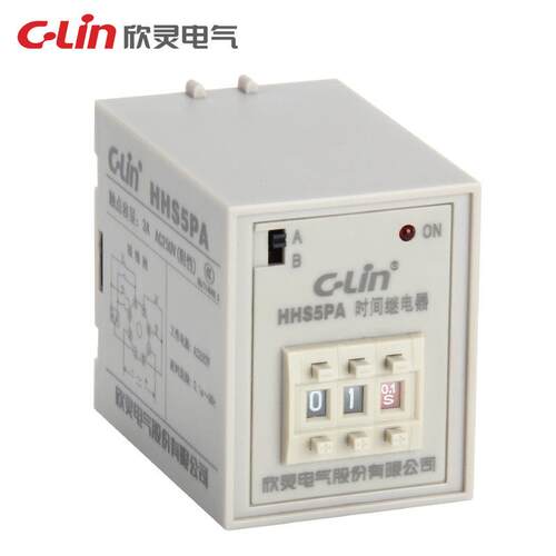 HHS5PA数字式时间继电器 ST3P升级款 多功能通电延时型AC220V
