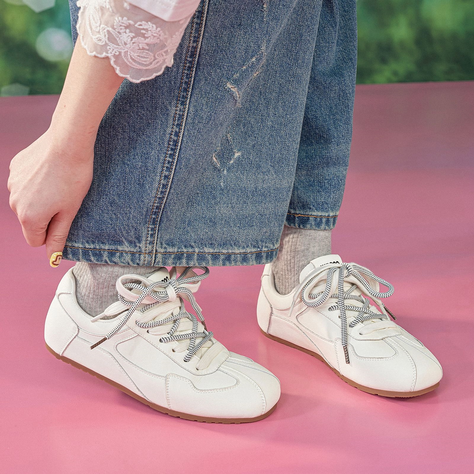 韩国2026新款休闲百搭德训鞋女