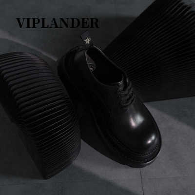viplander圆头青春潮流德比鞋