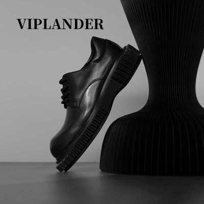 viplander原创齿轮底休闲德比鞋