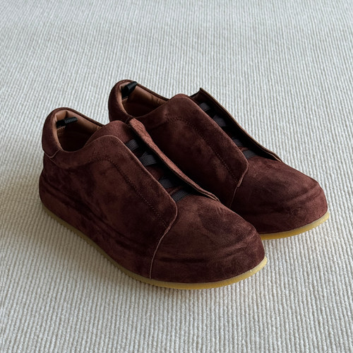 VIPlander真皮反绒套脚板鞋男