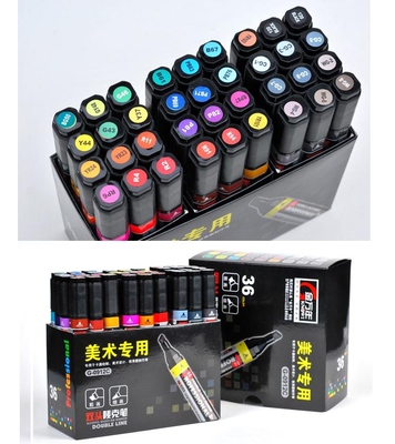 金万年36色海报美术双头马克笔