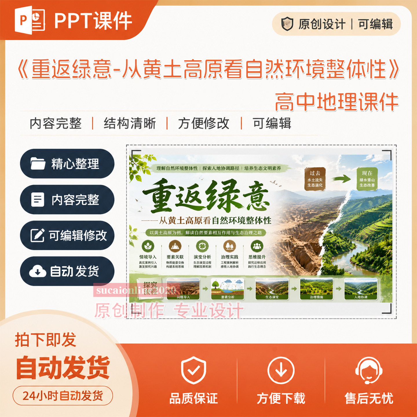 原创高中地理教师ppt教学授课备课精品课课件作品成品设计制作204
