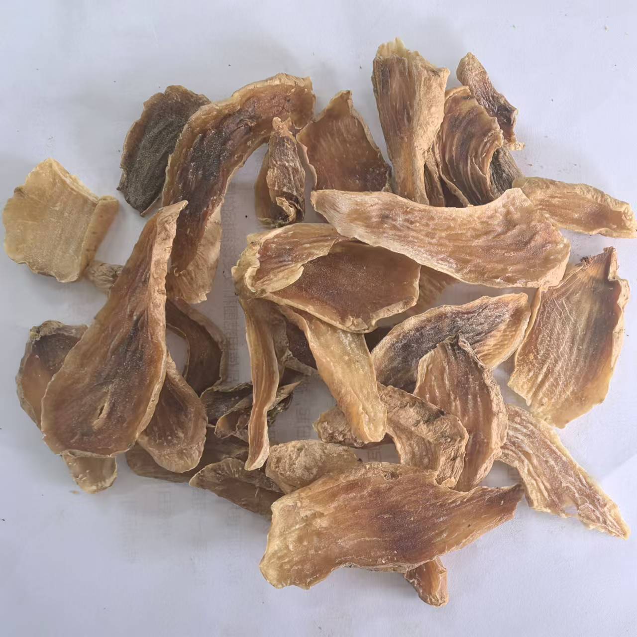 姜制天麻片 炙天麻切片姜汁天麻 新鲜干货冬麻春麻 500g克包邮