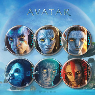 阿凡达3徽章吧唧胸章金属冰箱贴Avatar电影周边谷子挂件创意礼物