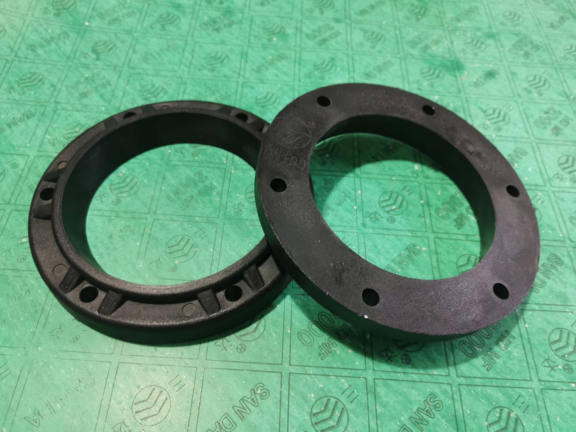 胶木法兰胶圈黑色冷凝器扩口玻璃