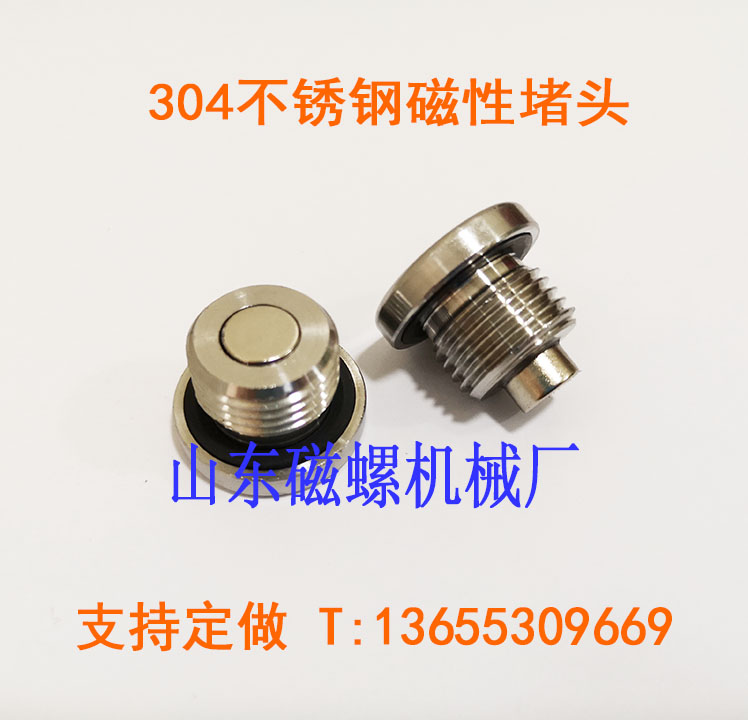 304不锈钢内六角ed磁性堵头