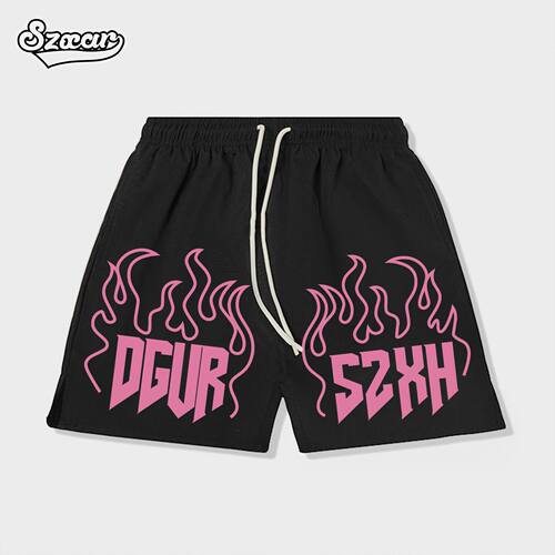 SZXAR夏季宽松美式短裤外穿速干短款四分裤洋气运动篮球裤跑步男