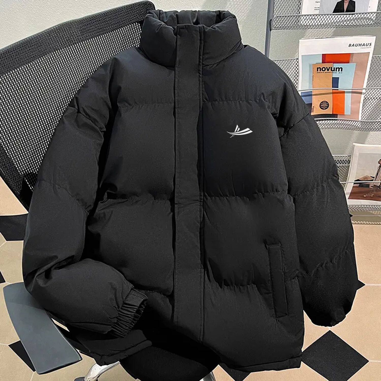 美式简约百搭国潮原创黑色立领棉服冬季情侣款休闲宽松外套,运动服/休闲服装,运动茄克/外套,淘宝优惠券,粉丝福利购,淘宝优惠卷