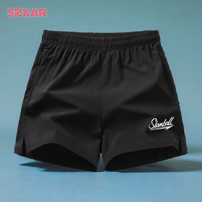 SLAMBALL夏季运动短裤男女款三分裤裤冰丝速干裤带口袋健身跑步裤
