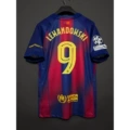 2526 Barcelona Home Printed #9 UCL + 2 Sleeve Patches