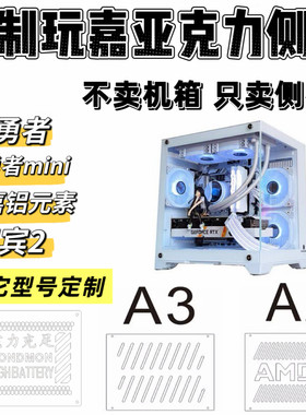 定制玩嘉孤勇者MINI亚克力侧板